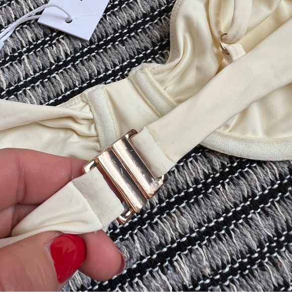 Slate Swim Fox Top + Bottom in Buttercream - Picture 9 of 16